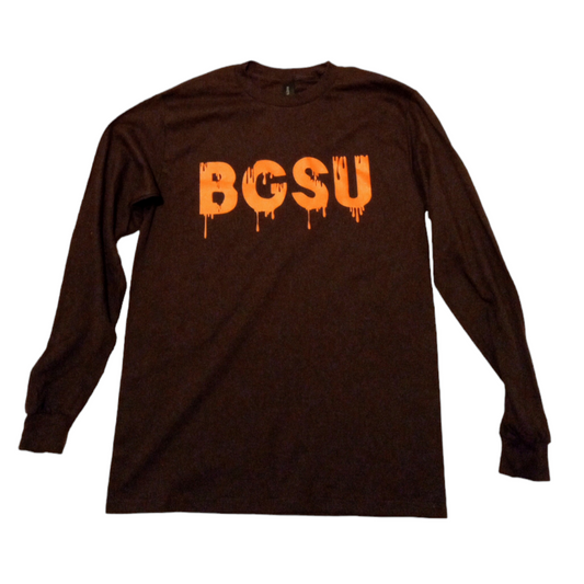 BGSU Drip Fashion Long Sleeve T-Shirt